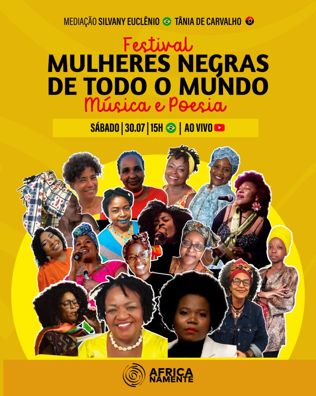 Énia Lipanga e Nguyra Zene apresentam sua poesia ao mundo no Festival de Mulheres Negras