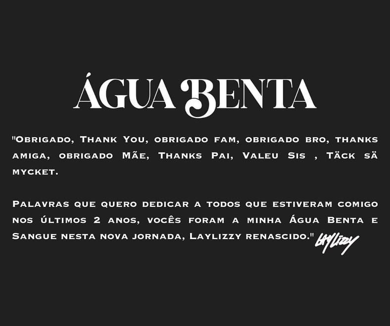 Lay Lizzy prepara "Água Benta" para seu novo álbum