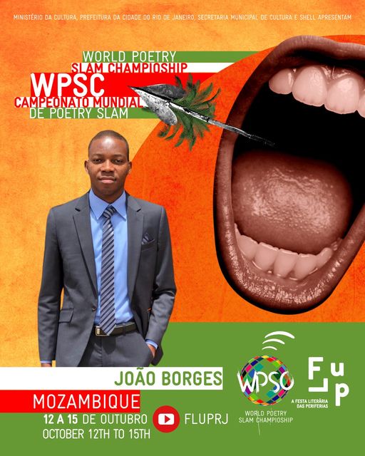 João Namelo Representa Moçambique em Campeonato de Poesia no Brasil
